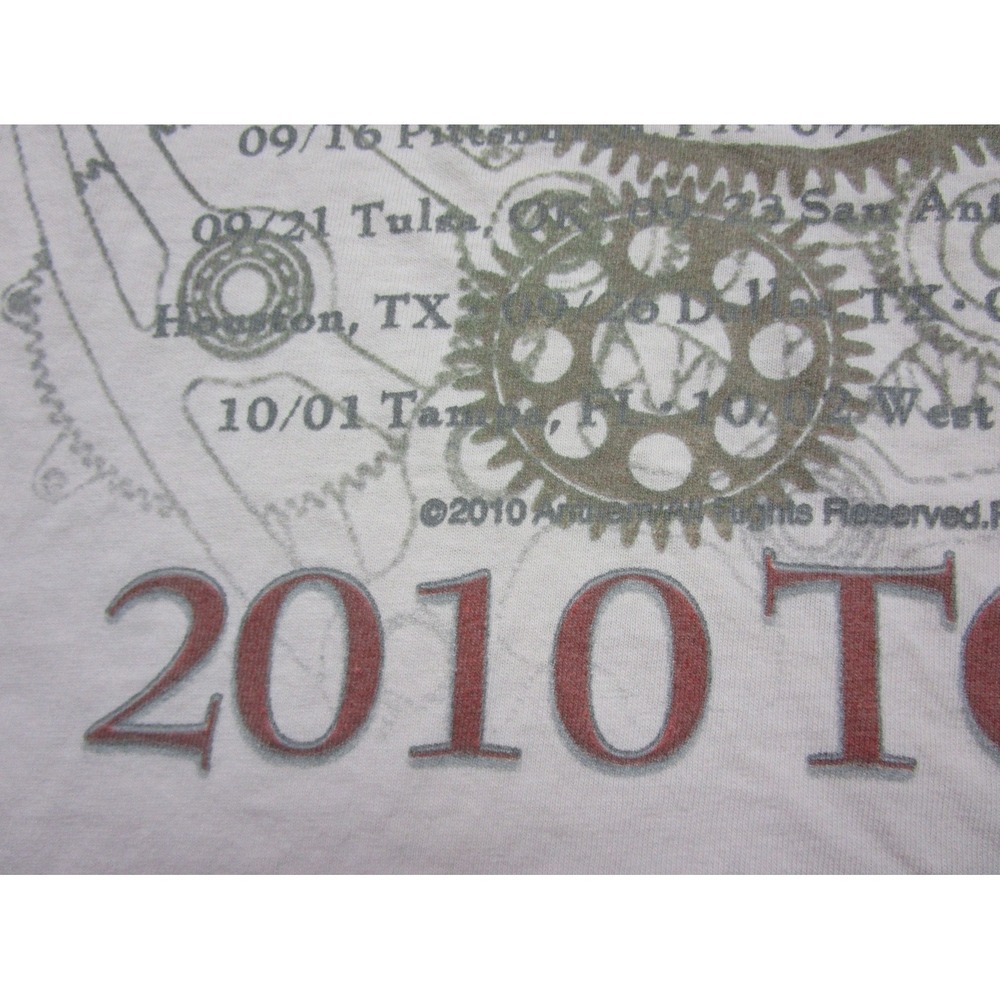 Vintage Rush 2010 Time Machine Tour T-Shirt Men's Size (L) Concert Rock Band - Picture 13 of 16